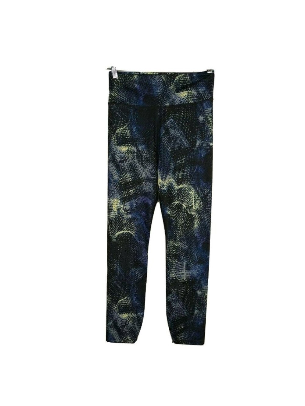 Joy Lab Leggings Ankle Pants Women Size S Blue Neon Yoga Athletic Athleisure